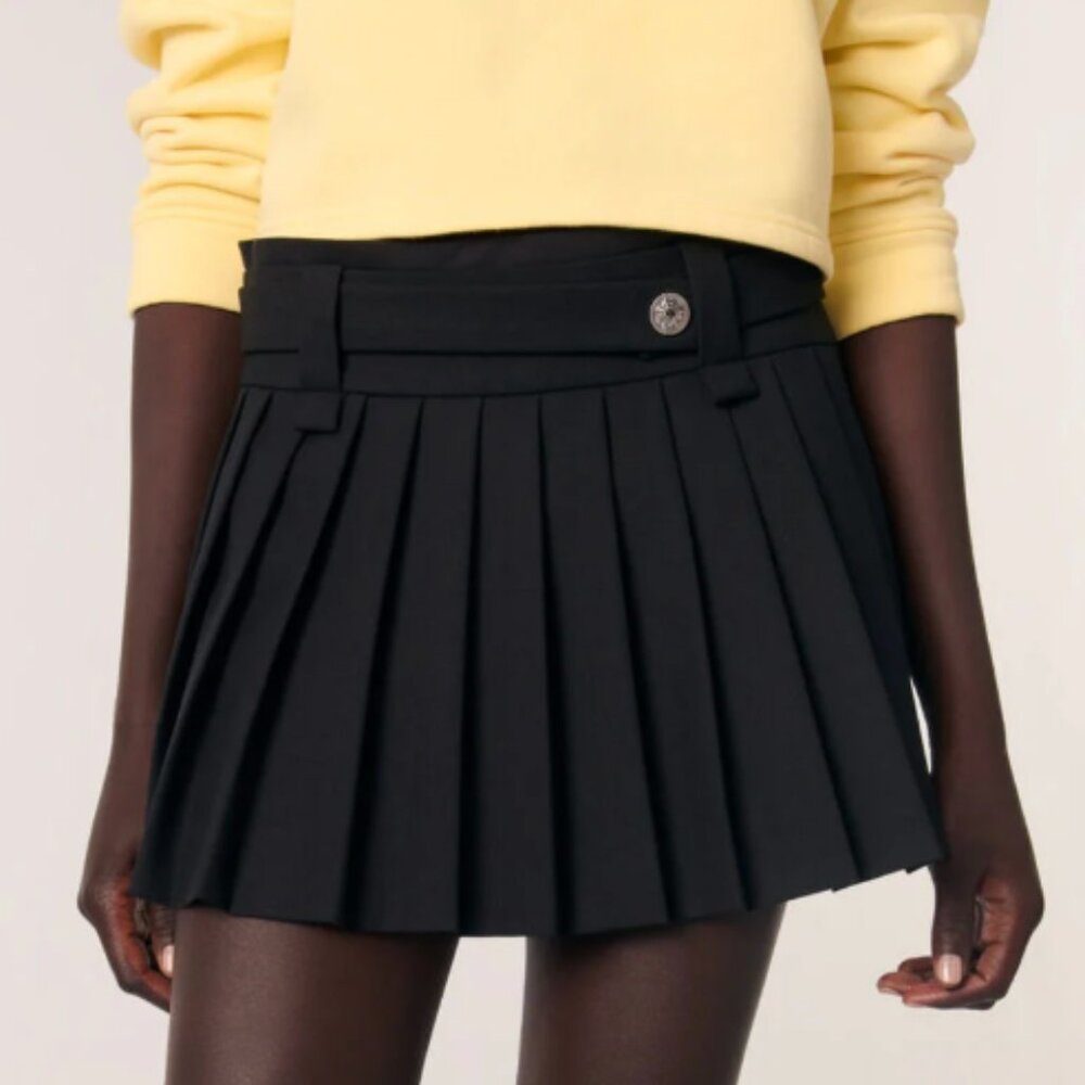 Maje Short pleated skirt (new w/tags) size 36